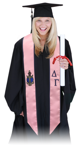 Delta Gamma Sorority Graduation Stole - The Sash Company